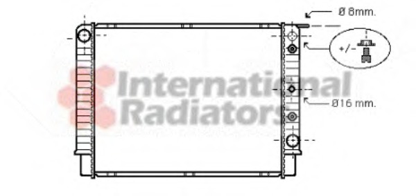 Radiator racire motor