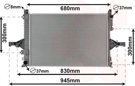 Radiator racire motor