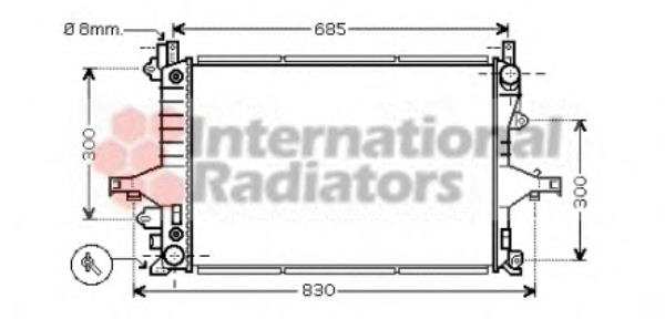 Radiator racire motor