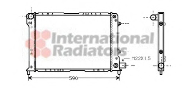 Radiator racire motor