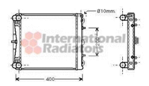 Radiator racire motor