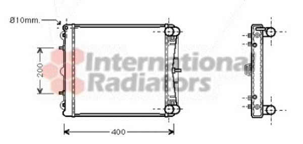 Radiator racire motor