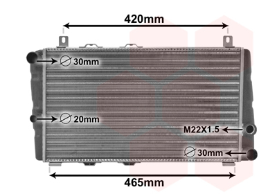 Radiator racire motor