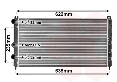 Radiator racire motor