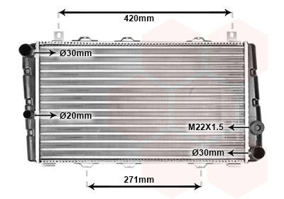 Radiator racire motor