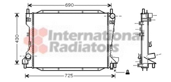 Radiator racire motor