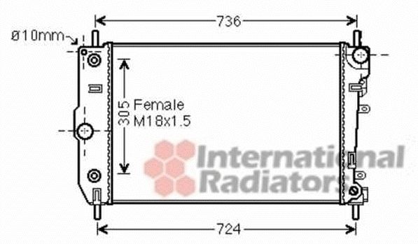 Radiator racire motor