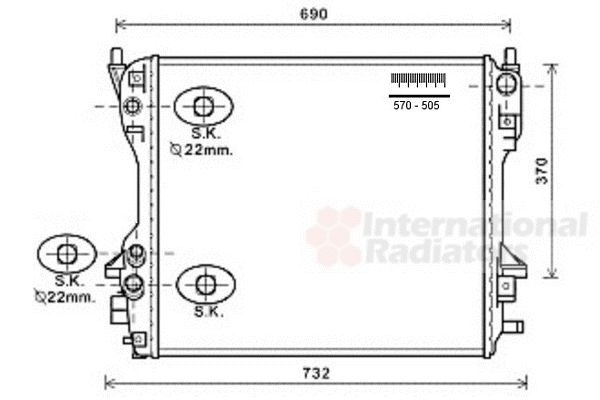 Radiator racire motor