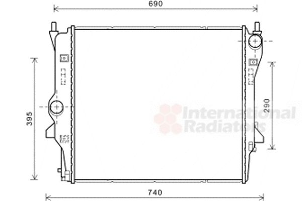 Radiator racire motor