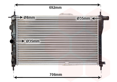 Radiator racire motor