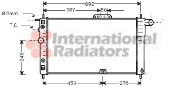 Radiator racire motor