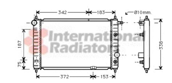 Radiator racire motor