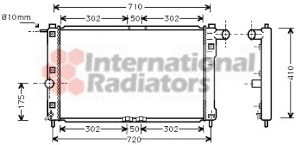 Radiator racire motor