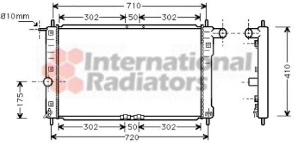 Radiator racire motor