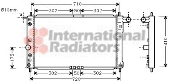 Radiator racire motor