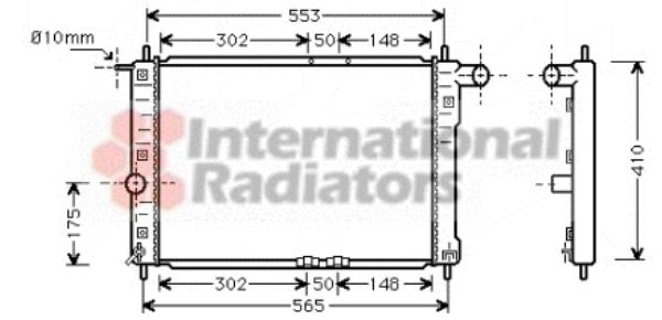 Radiator racire motor