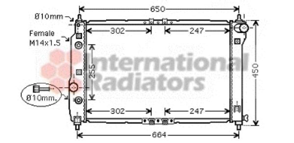 Radiator racire motor