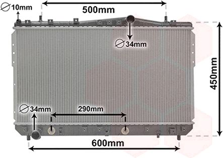 Radiator racire motor