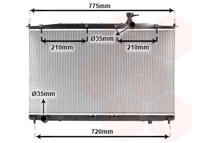 Radiator racire motor