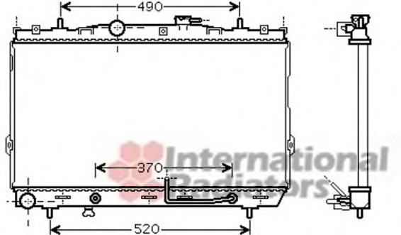 Radiator racire motor