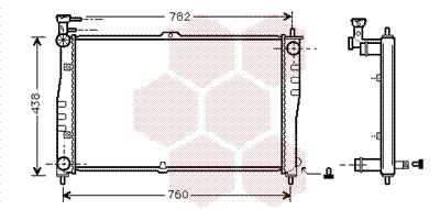 Radiator racire motor