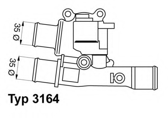 Termostat lichid racire