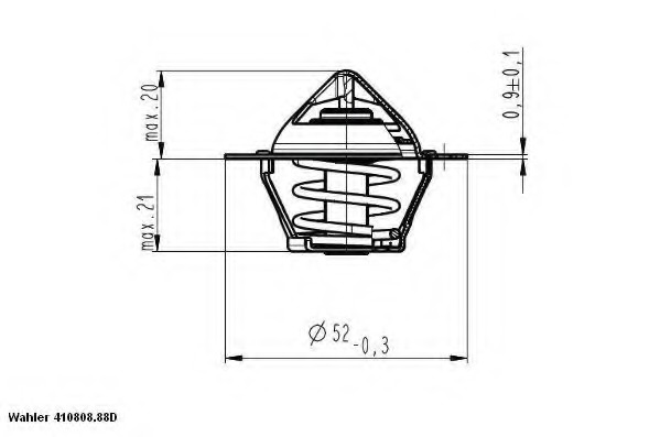 Termostat lichid racire