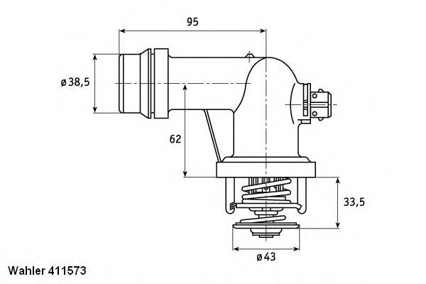 Termostat lichid racire