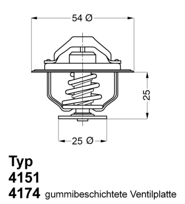 Termostat lichid racire