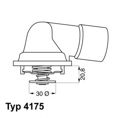 Termostat lichid racire