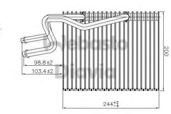 Evaporator aer conditionat