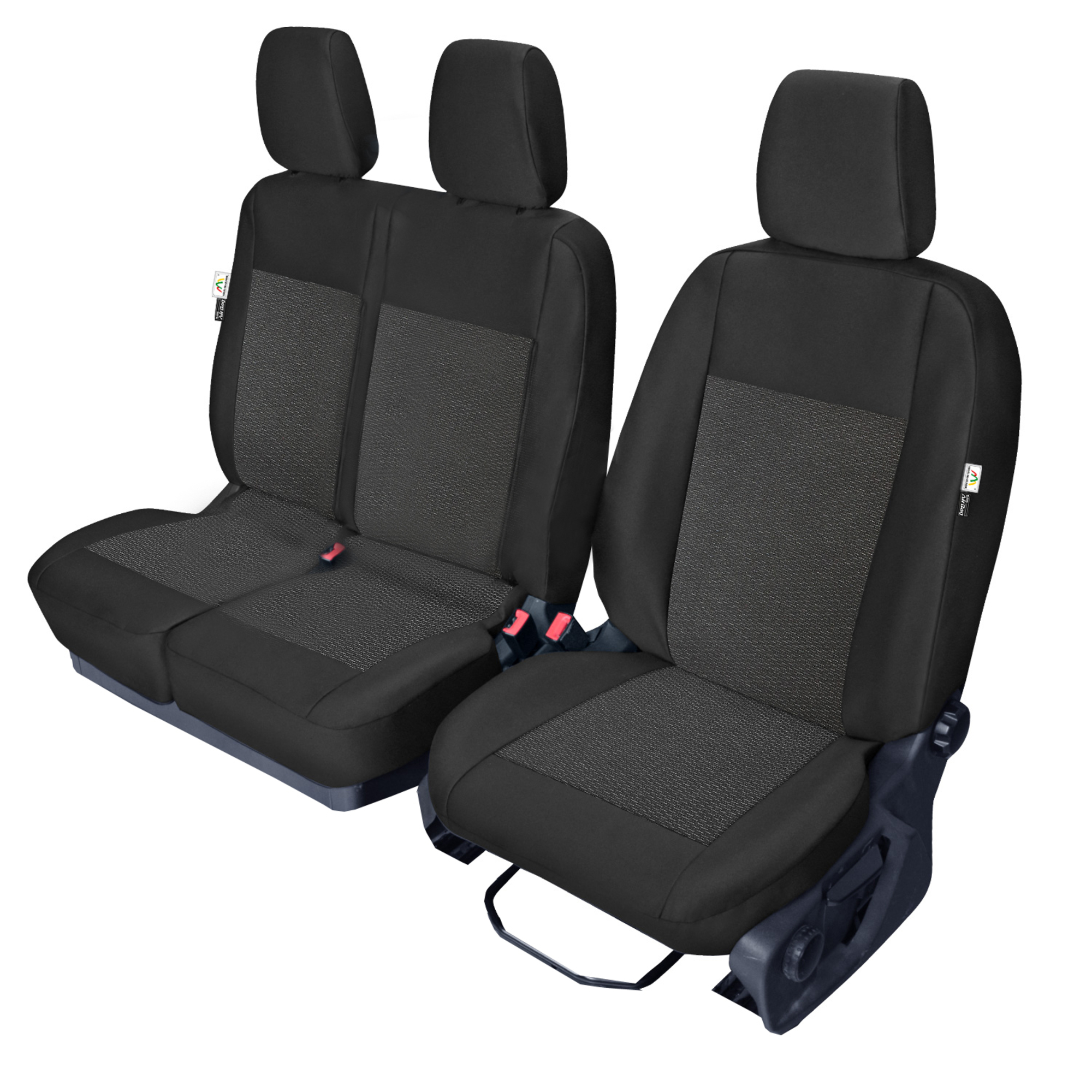 Huse scaun fata dedicate pentru ford transit ford transit connect ii van ( >2014), cu masuta - 1+2 locuri