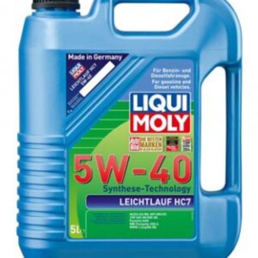 Liqui moly - ulei motor leichtlauf hc7 5w-40-api sn/cf / acea a3 /(1347) 5l