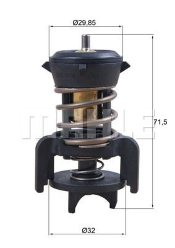 Termostat lichid racire