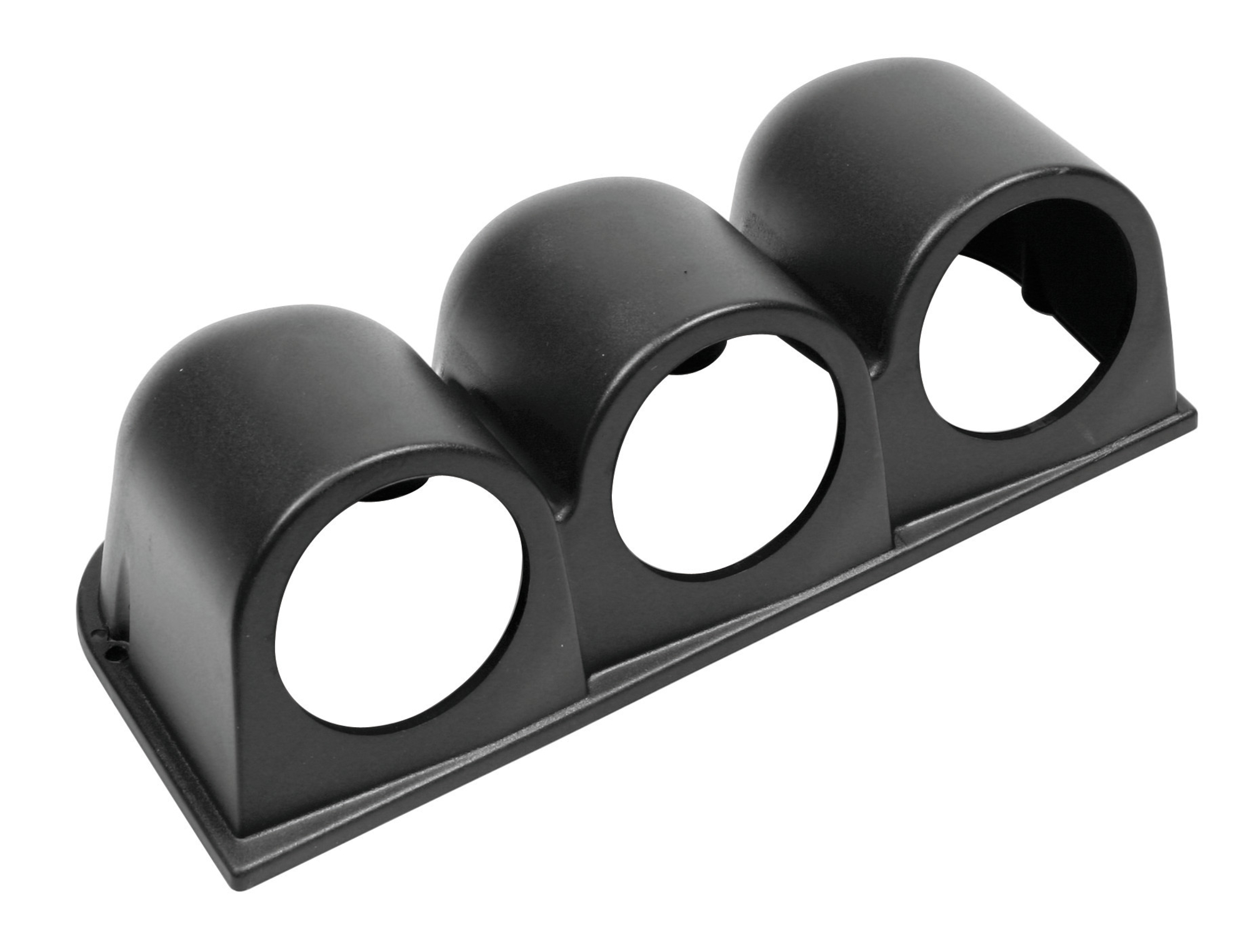 Suport 3 instrumente bord x3 (52mm) - negru