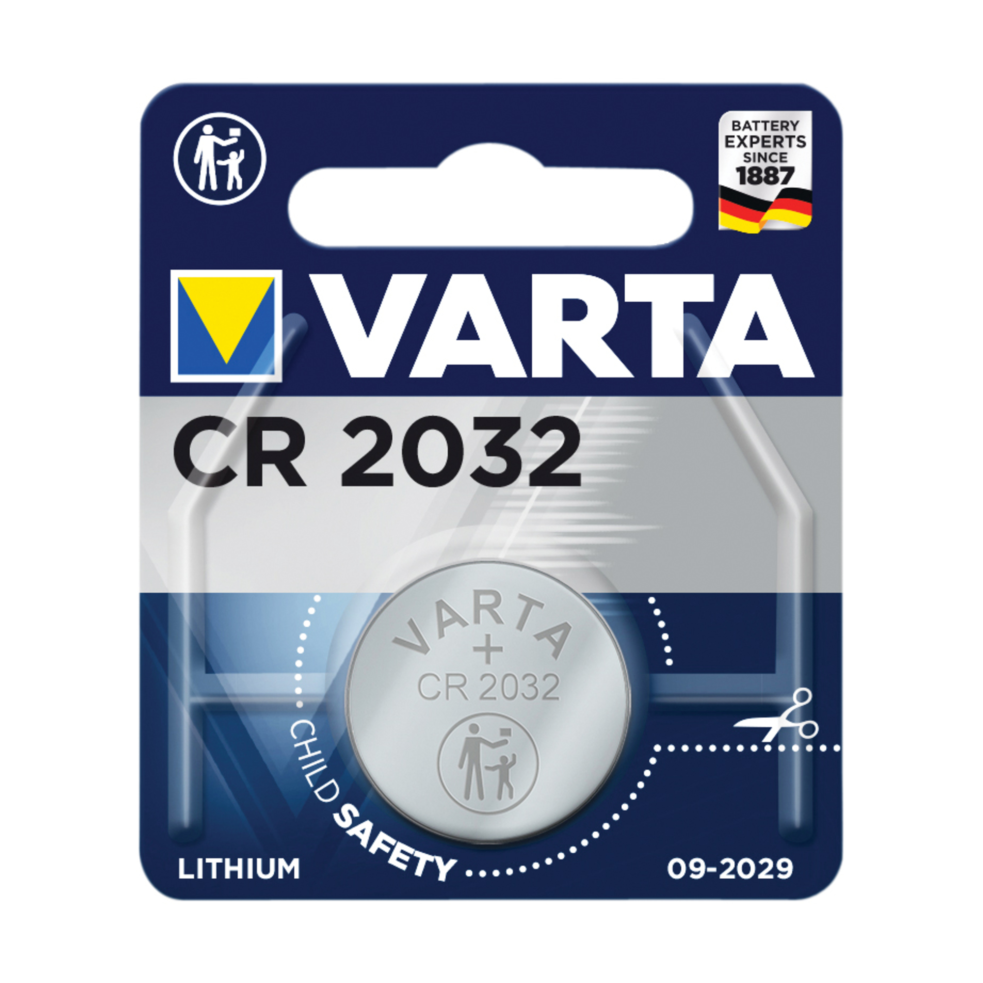 Baterie litiu cr2032 3v 230mah 1buc varta